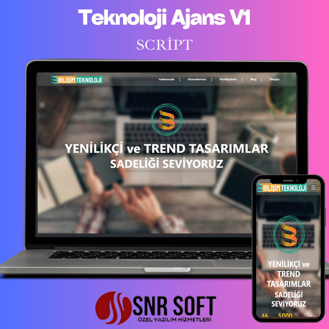 Teknoloji ve Bilişim Kurumsal Web Site Teması