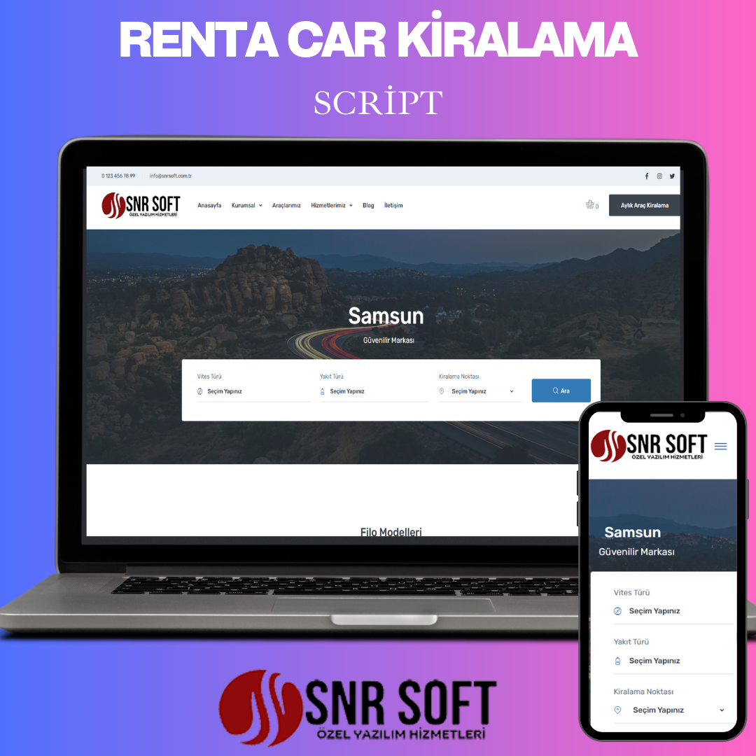 Rent A Car 3 Web Sitesi Scripti
